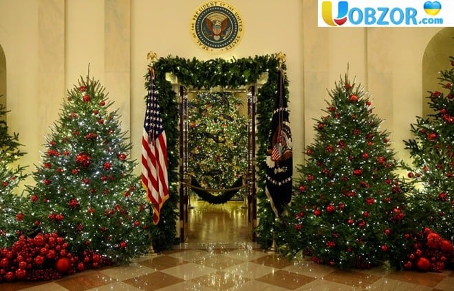 Різдво в Білому домі: як прикрасили резиденцію президента США