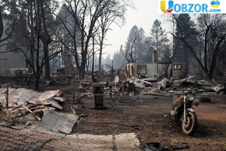 Збиток від пожеж у Каліфорнії може скласти $ 13 млрд