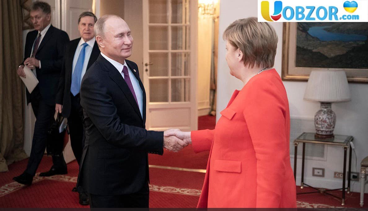 Меркель обговорила з Путіним ситуацію в Сирії і в Керченській протоці