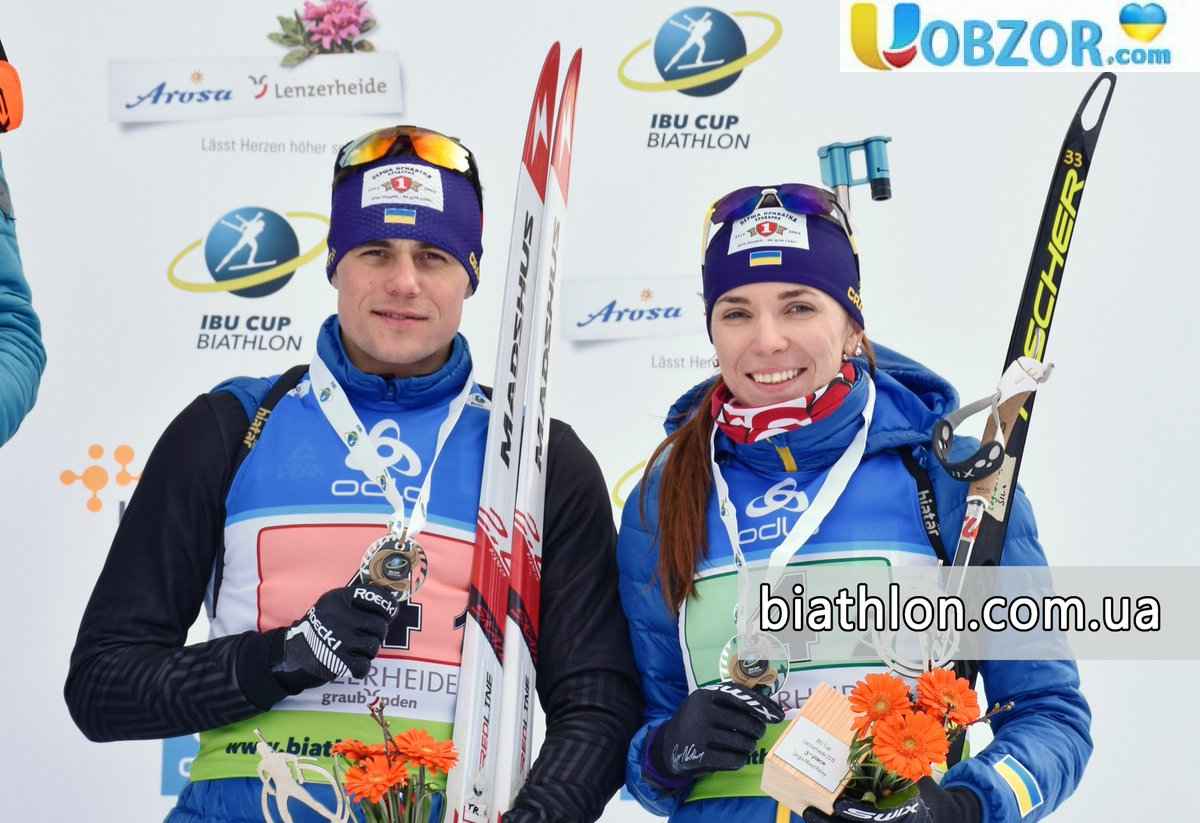 Українські біатлоністи здобули "бронзу" на змаганнях в Швейцарії