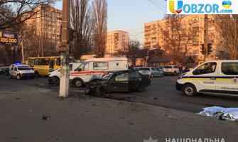 В Одесі Opel на єврономерах збив трьох нацгвардійців