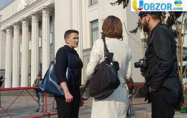 Надія Савченко прийшла на роботу в Верховну Раду