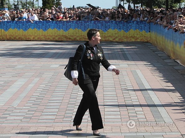 Савченко прийшла на інавгурацію Зеленського