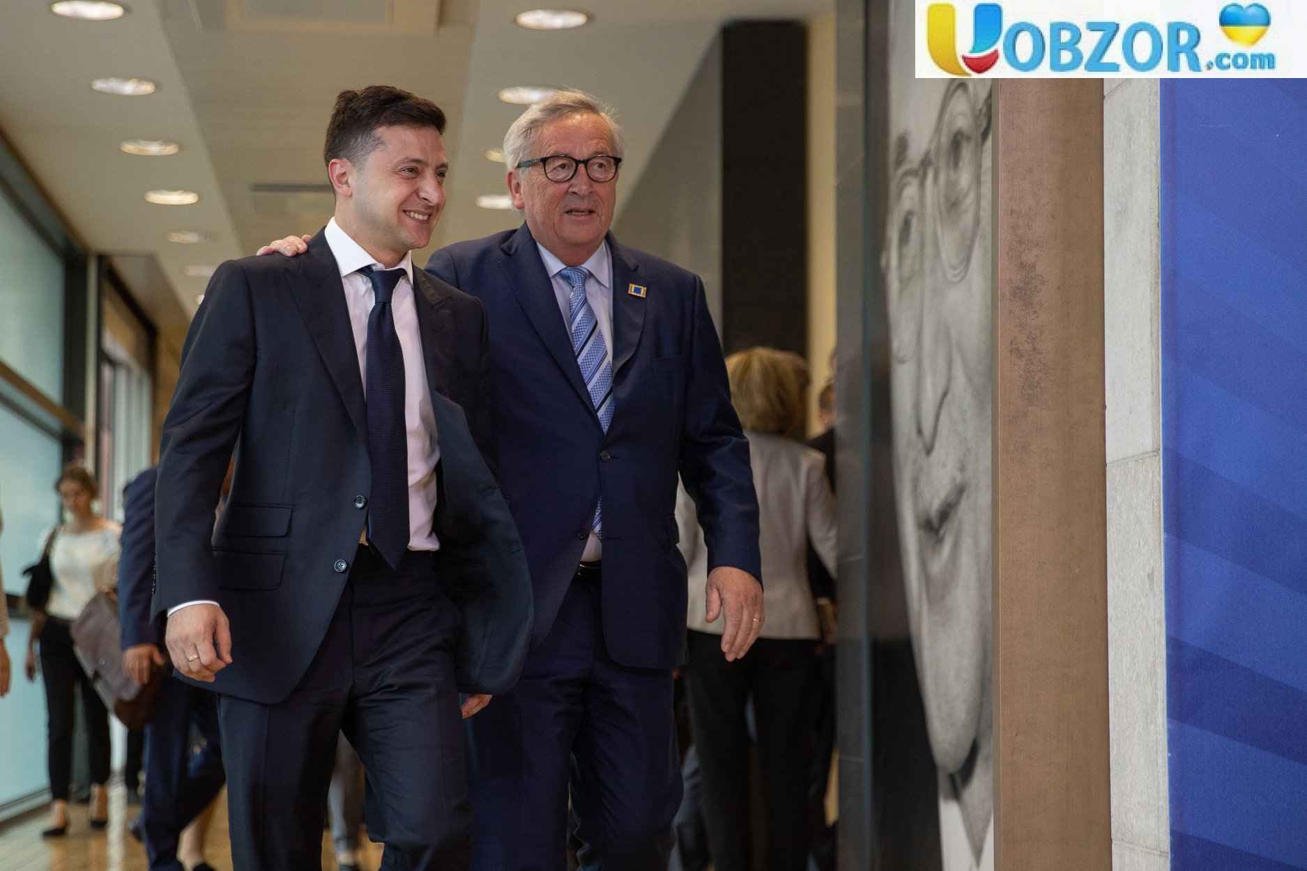 Зеленський провів зустріч з президентом Єврокомісії Юнкером